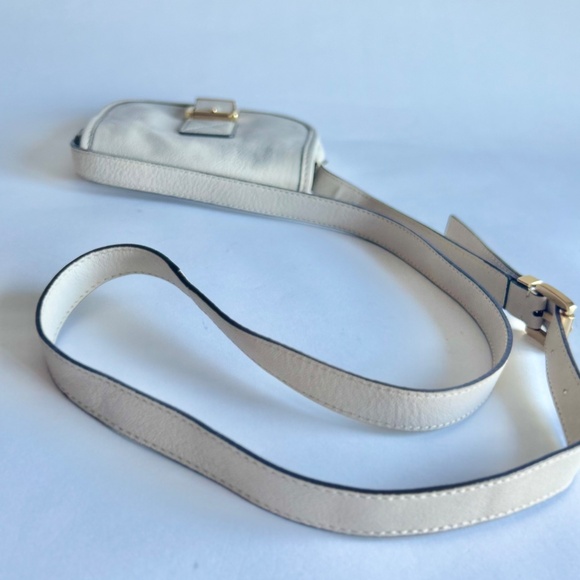 Michael Kors Small Cream Leather Crossbody Shoulder Bag - Picture 12 of 12